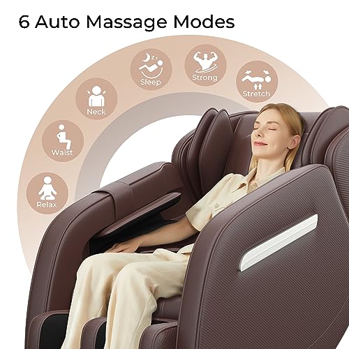 SMAGREHO MM350 Massage Chair, Brown - Image 4